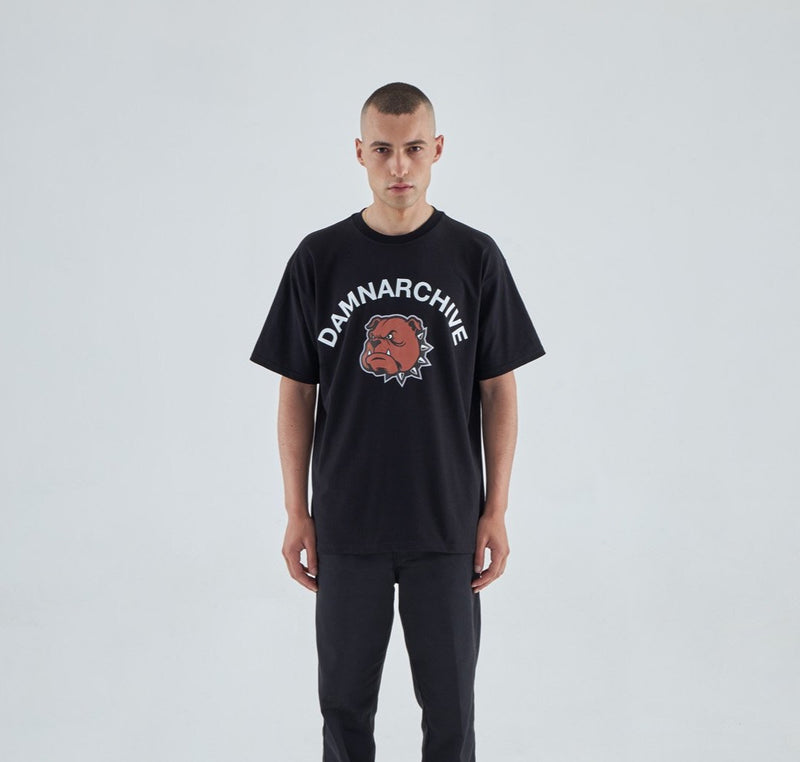 AMSTERDAMDOG TEE BLACK