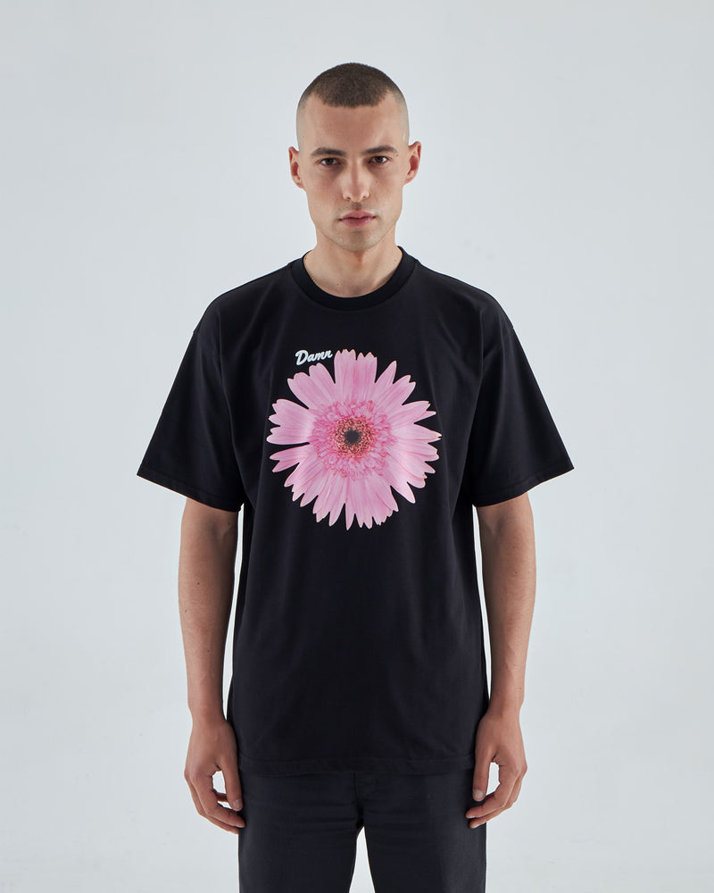 FLOWER TEE BLACK